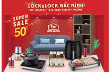 Giảm tới 50%+++ và hoàn thêm 5% cho chủ thẻ quốc tế BIDV tại LocknLock Bắc Ninh