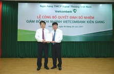 Lễ công bố Quyết định bổ nhiệm Giám đốc Vietcombank Kiên Giang