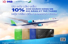Chủ thẻ MB nhận ưu đãi khi đặt vé BamBoo Airways