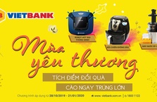 Vietbank triển khai chương trình khuyến mãi lớn “Mùa yêu thương”