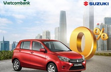 Vietcombank cho vay mua ô tô Suzuki lãi suất 0% trong 6 tháng đầu
