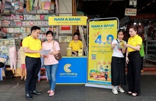 Nam A Bank thúc đẩy thanh toán không tiền mặt với Chợ 4.0