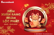 Chủ thẻ tín dụng Sacombank nhận lì xì mỗi ngày khi chi tiêu