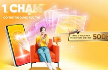 Chạm tay có quà - Mở thẻ tín dụng HDBank nhận e-voucher Vietjet