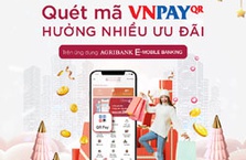 Agribank ưu đãi khách hàng thanh toán qua VNPay QR