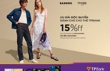 ƯU ĐÃI ĐỘC QUYỀN TỪ SANDRO & MAJE KHI MUA SẮM VỚI THẺ TPBANK