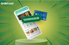 Nhập thẻ Shinhan nhận ngay mã Grab