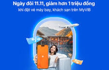 Ưu đãi đến 6 triệu đồng khi đặt vé máy bay, khách sạn trên MyVIB