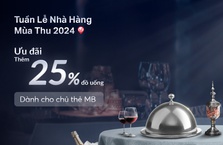 [MB x DiningCity] Tuần Lễ Nhà Hàng Mùa Thu 2024 - Ưu đãi thêm 25% đồ uống dành cho chủ thẻ MB