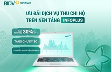 BIDV ưu đãi khách hàng sử dụng dịch vụ trên nền tảng InfoPlus