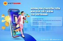 Vietbank hoàn phí chuyển tiền dành cho khách hàng cá nhân chuyển khoản