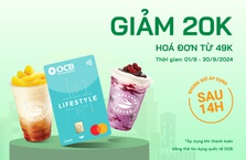 Chạm thẻ OCB giảm ngay 20k đơn từ 49k tại Highlands Coffee