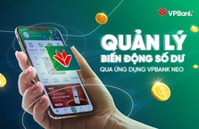 Quản lý biến động số dư qua ứng dụng VPBank NEO/VPBank NEOBIZ