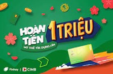 Mở thẻ liền tay - Hoàn ngay 1 triệu