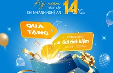 BAOVIET Bank Nghệ An: Sinh nhật yêu thương - Rộn ràng tặng thưởng