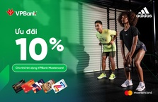 Ưu đãi cho chủ thẻ tín dụng VPBank Mastercard tại Adidas