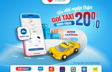Taxi đã sẵn sàng, ưu đãi ngập tràn trên ứng dụng ngân hàng