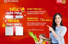 SẴN THẺ QUỐC TẾ SEABANK TRONG TAY, HOÀN NGAY 10% KHI MUA SẮM TẠI BIG C VÀ GO