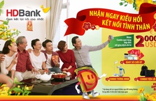 Nhận kiều hối tại HDBank, nhận cơ hội trúng thưởng 20 triệu đồng