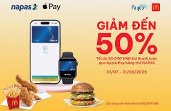 Giảm đến 50K tại Mc Donald's khi thanh toán bằng thẻ BIDV Napas/Mastercard
