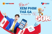 BAO LA RẠP XỊN, THỎA SỨC ĐẶT VÉ XEM PHIM GIẢI TRÍ TRÊN VIETBANK DIGITAL VỚI ƯU ĐÃI GIẢM ĐẾN 50K