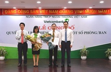 VIETCOMBANK CÔNG BỐ CÁC QUYẾT ĐỊNH BỔ NHIỆM LÃNH ĐẠO MỘT SỐ PHÒNG/BAN TẠI TRỤ SỞ CHÍNH