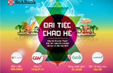 Chủ thẻ quốc tế SeABank nhận ưu đãi tại CGV, Traveloka, Grab, Shopee