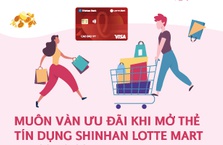 Vui xuân phơi phới - Hồ hởi nhận tiền khi mở thẻ tín dụng Shinhan
