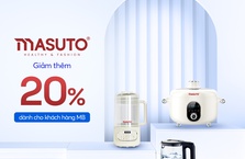 [MB x Masuto] Giảm thêm 20% dành cho khách hàng MB