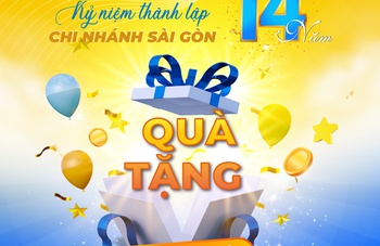 Đón sinh nhật, BAOVIET Bank Sài Gòn tặng quà khách hàng