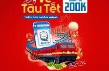 Vé tàu Tết đang giảm tới 200.000 đồng trên ứng dụng VNPAY và app ngân hàng