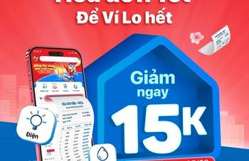 Ưu đãi ngày vàng: Ví VNPAY tặng ngay 15.000 đồng khi thanh toán hóa đơn Tết