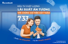 Đầu tư thông minh với chứng chỉ tiền gửi của Sacombank