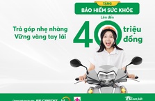 FE CREDIT tặng bảo hiểm cho khách hàng vay mua xe máy trả góp