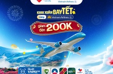Khai xuân bay Tết, đặt vé máy bay Vietnam Airlines giảm tới 300.000 đồng khi thanh toán qua VNPAY-QR