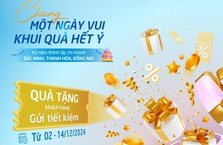 Chung một ngày vui - Khui quà hết ý – Mừng sinh nhật 3 chi nhánh BAOVIET Bank