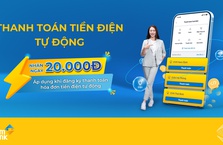 PVcomBank ưu đãi khách hàng đăng ký thanh toán hóa đơn tiền điện tự động