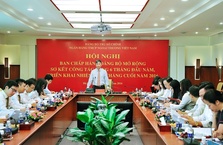 ĐẢNG BỘ TRỤ SỞ CHÍNH TỔ CHỨC HỘI NGHỊ BAN CHẤP HÀNH ĐẢNG BỘ MỞ RỘNG KỲ THỨ 16