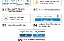 Khách hàng tại 9 tỉnh thành miền Bắc có thể thanh toán hóa đơn điện qua Ví Việt