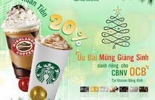 HOÀN TIỀN 20% TẠI STARBUCKS & HIGHLANDS VINCOM ĐỒNG KHỞI