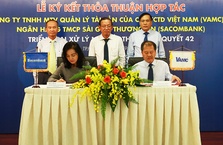 Sacombank và VAMC ký kết thỏa thuận hợp tác về xử lý nợ xấu theo nghị quyết 42