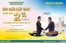 Nam A Bank tiếp tục ưu đãi lãi vay hỗ trợ khách hàng mùa dịch Covid-19