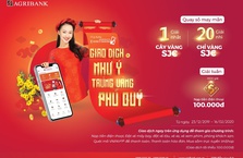 Giao dịch như ý, Trúng vàng Phú Quý với Agribank E-Mobile Banking