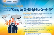 DongA Bank cho vay ưu đãi 500 tỷ đồng "Chung tay đẩy lùi đại dịch Covid-19"