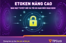 Thông báo thay đổi hạn mức giao dịch với TPBank eToken