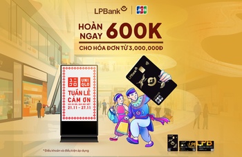Tuần lễ cảm ơn cùng UNIQLO – Chạm thẻ LPBank JCB, nhận hoàn tiền 600.000đ