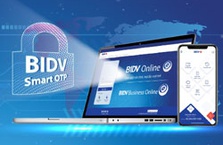 BIDV chuyển đổi hình thức xác thực đối với các giao dịch trực tuyến