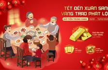 NCB triển khai chương trình khuyến mãi “Tết đến Xuân sang - Vàng trao phát lộc”