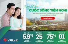 VPBank cho vay mua nhà với lãi suất ưu đãi chỉ từ 5,9%/năm