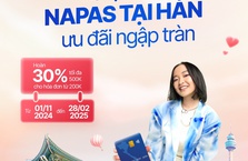 Ưu đãi tới 30% khi thanh toán thẻ NAPAS Agribank tại Hàn Quốc